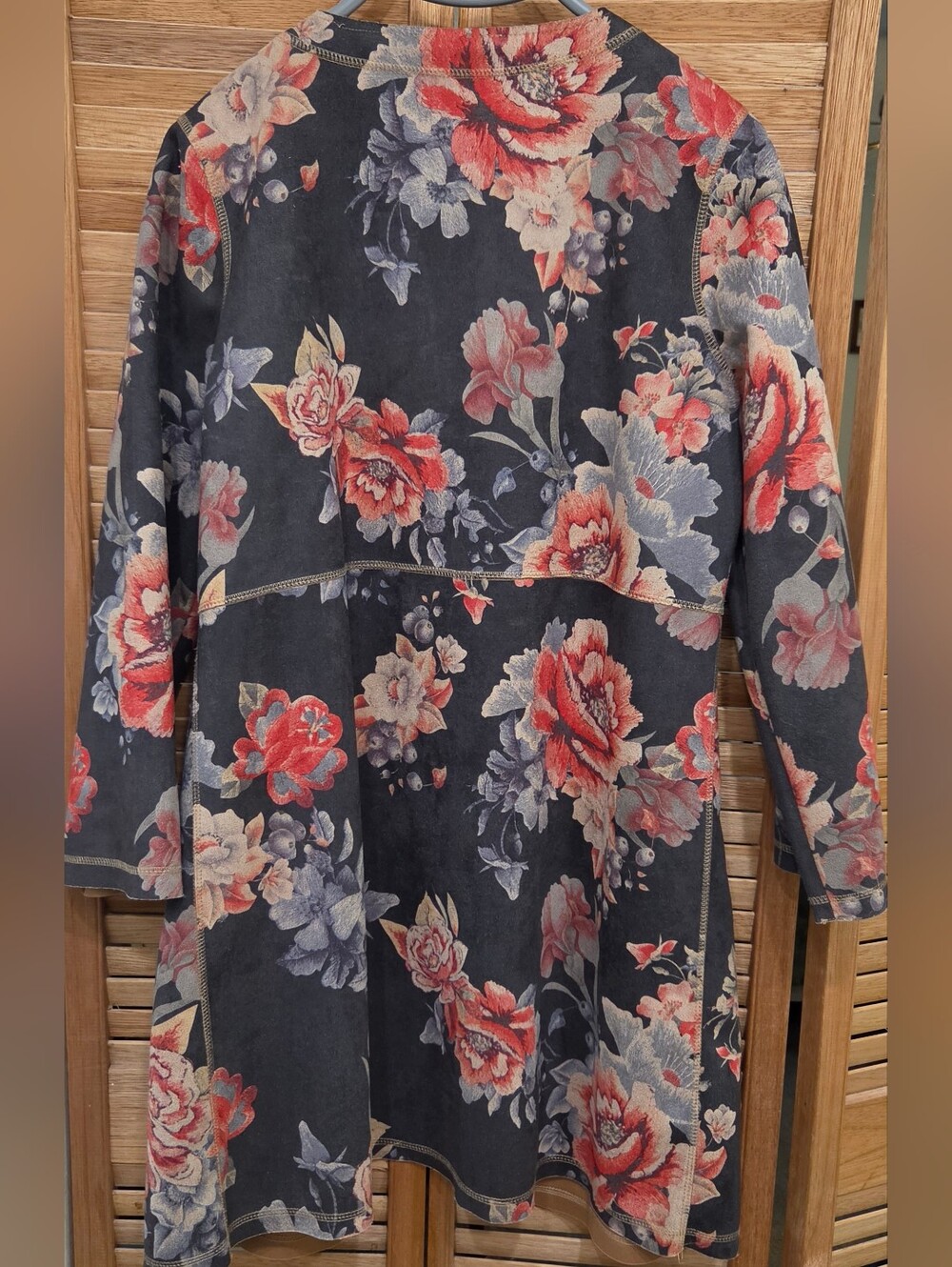 Solitaire Floral Longline Coatigan - Picture 3 of 6